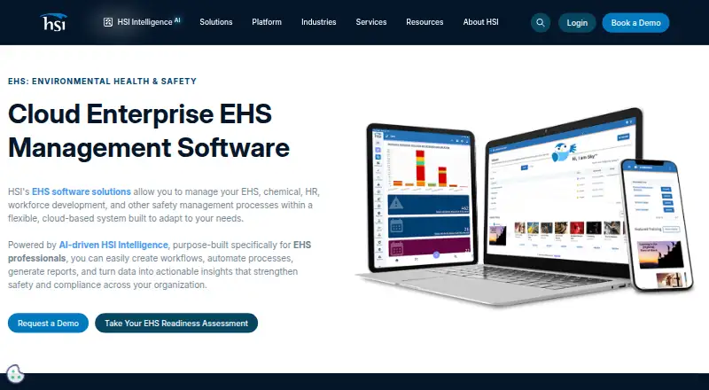 HSI EHS's website