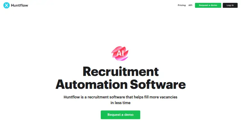 The Huntflow homepage
