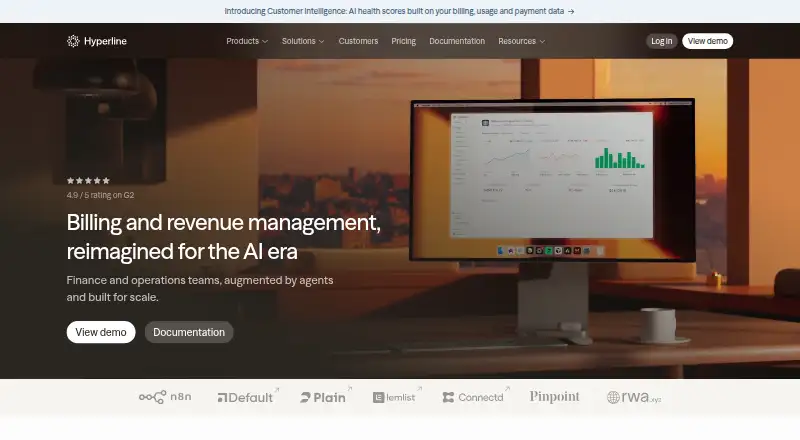Hyperline's website