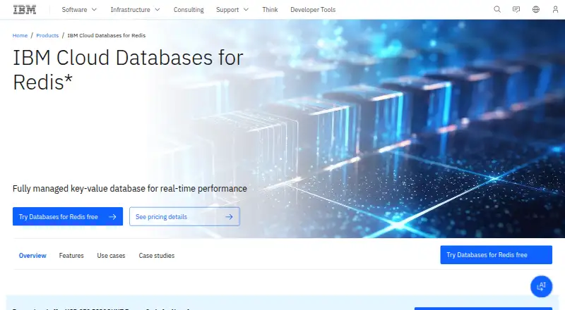 IBM Cloud Databases for Redis's website