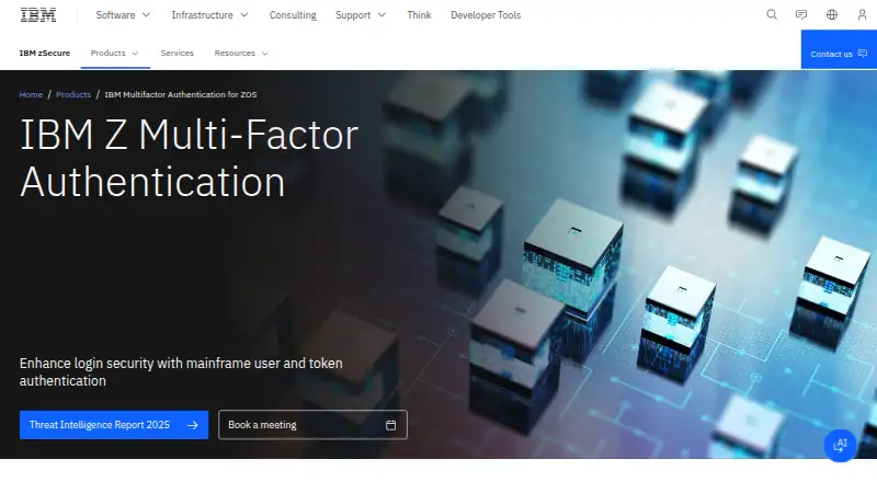 IBM Z Multi-Factor Authentication's website