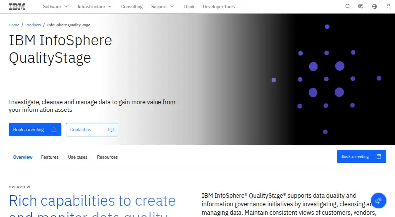 IBM InfoSphere QualityStage's website