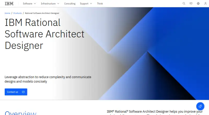 IBM Rational Software Architect Designer's website