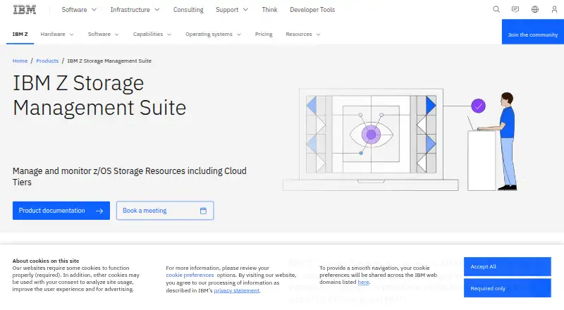 IBM Z Storage Management Suite's website