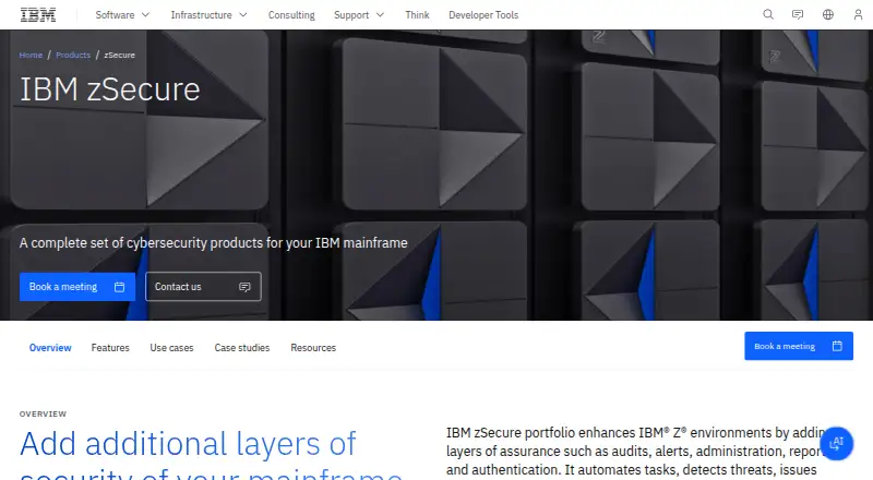 IBM zSecure's website