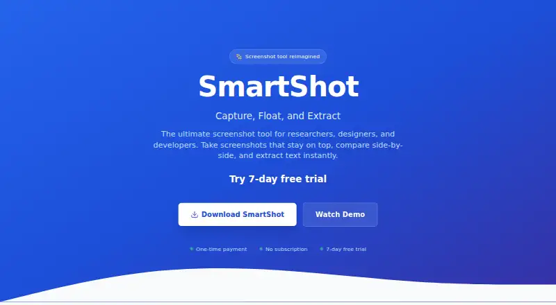 SmartShot's website