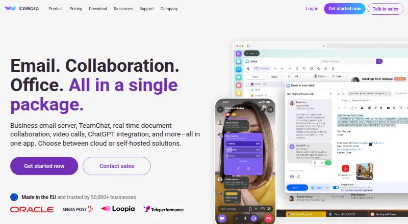 IceWarp's website