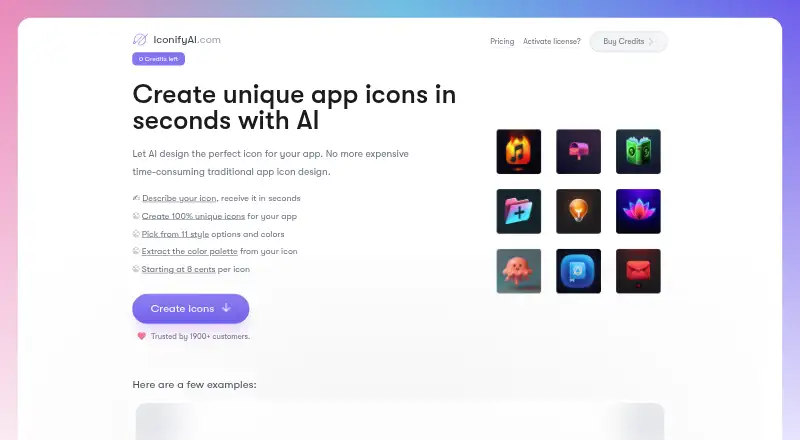 IconifyAI's website