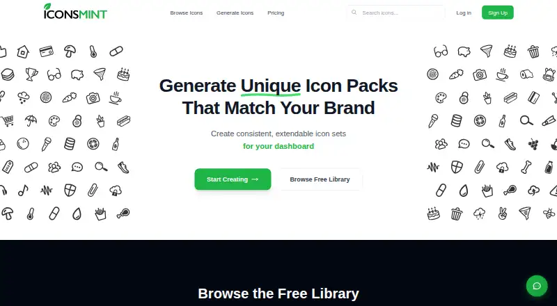 IconsMint's website