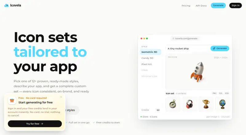 Icovela's website