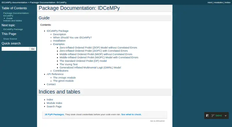 IDCeMPy's website