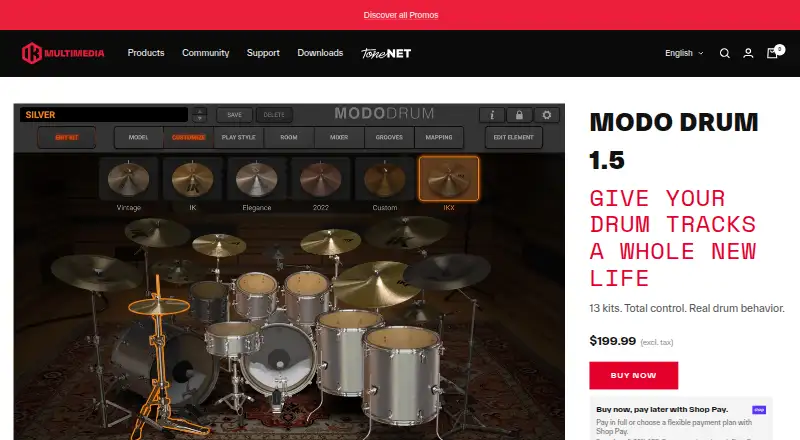 MODO DRUM's website