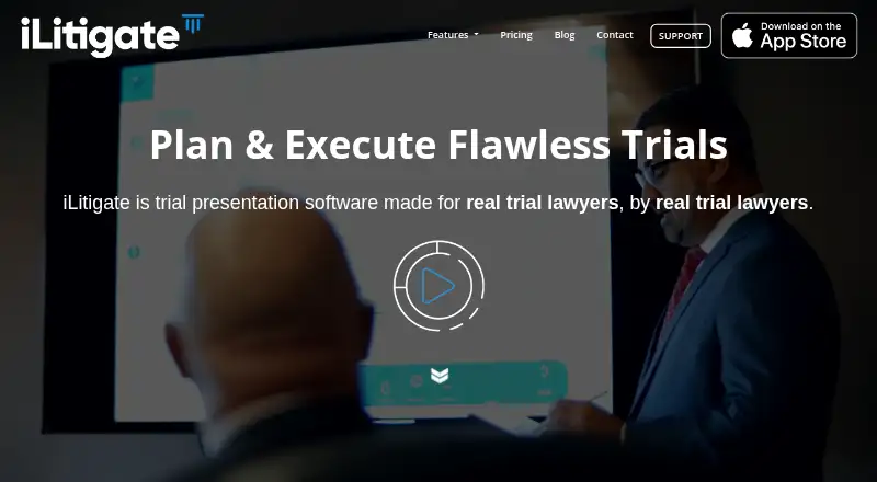 iLitigate's website