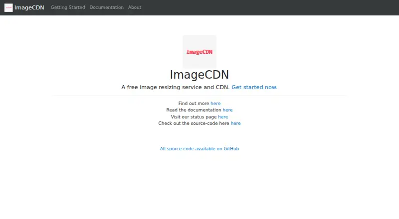ImageCDN's website