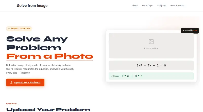 The ImageSolver homepage