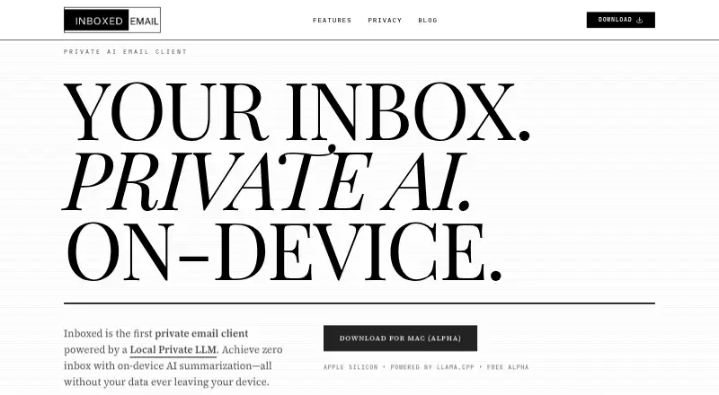 Inboxed's website