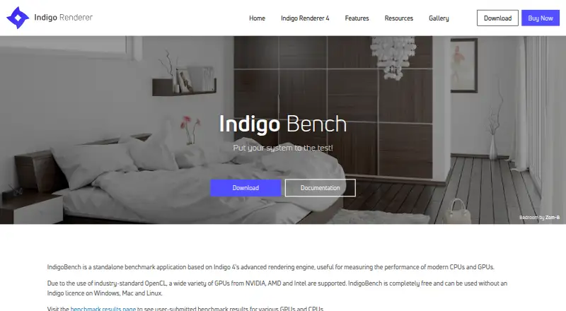 The IndigoBench homepage