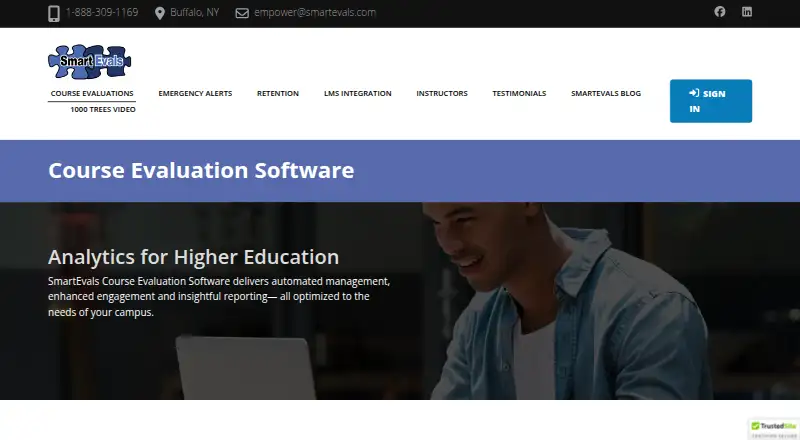 SmartEvals's website
