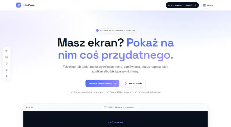 InfoPanel's website