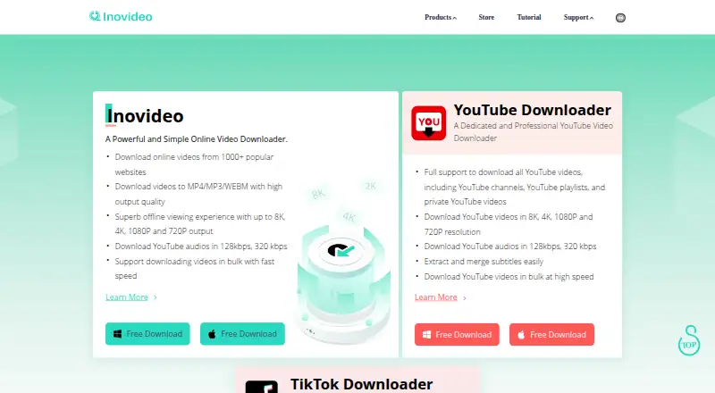 Inovideo's website