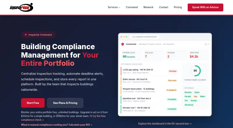 Insparisk Command's website