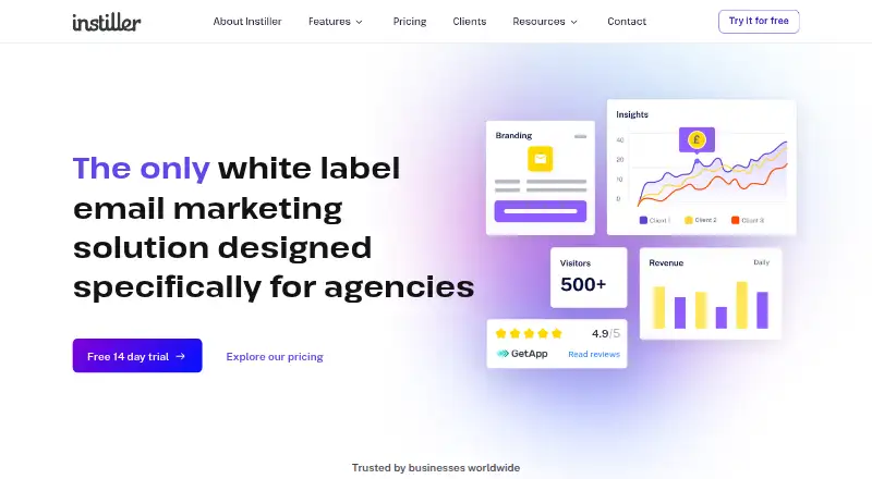 The Instiller homepage