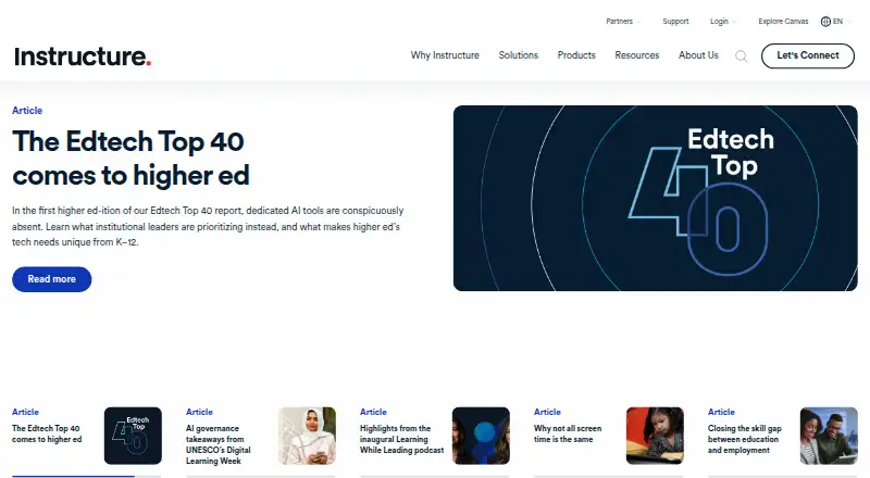 Canvas Credentials's website