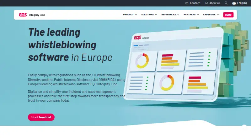 EQS Integrity Line's website