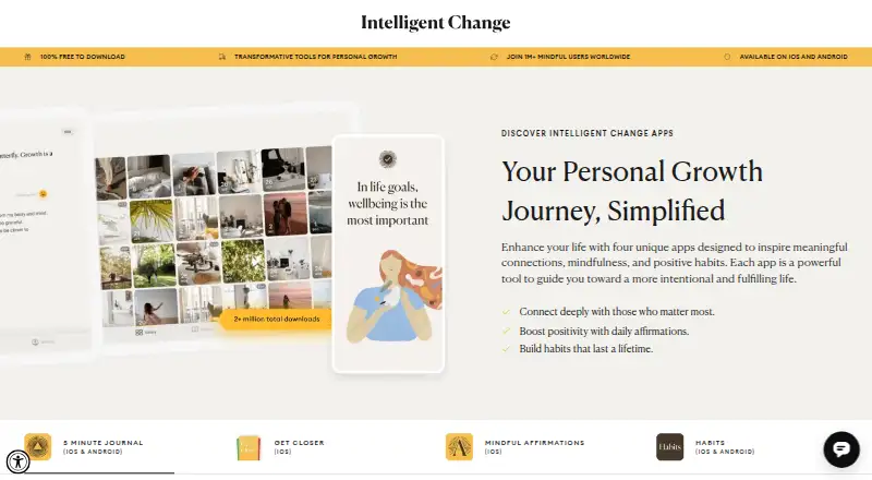 Five Minute Journal's website