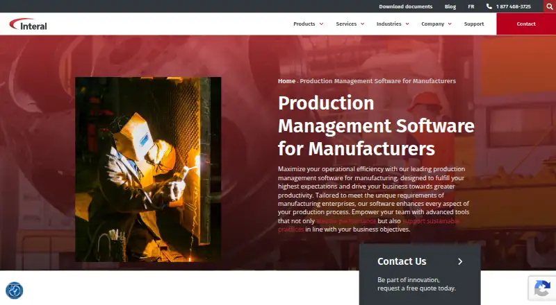 Interal Production's website