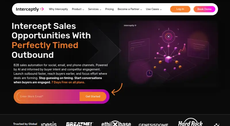 Interceptly's website