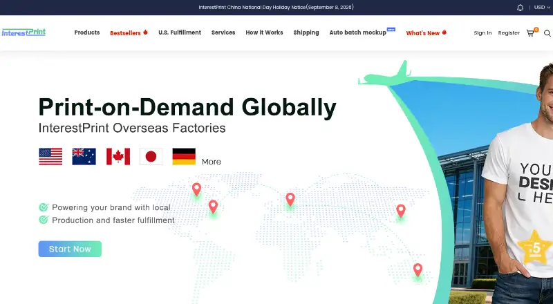 InterestPrint's website