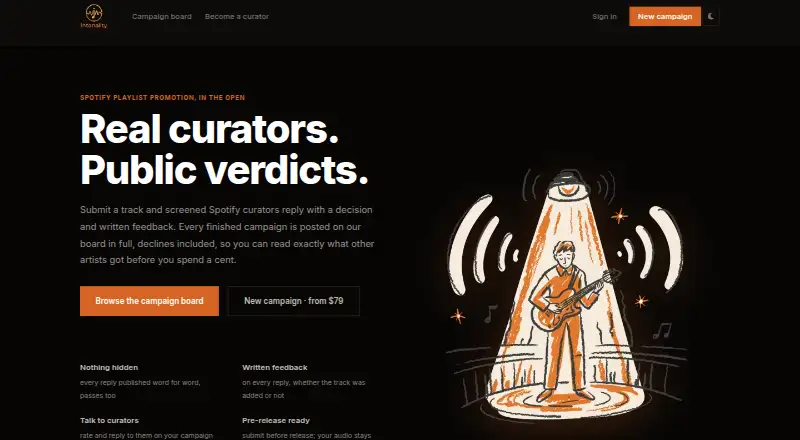 Intonality's website