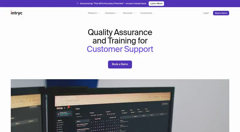 Intryc's website
