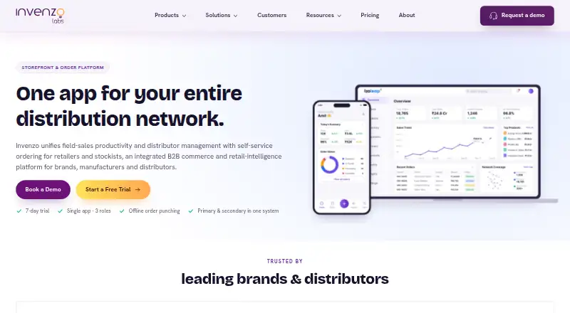 Izoleap B2B's website