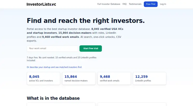InvestorLists.vc's website