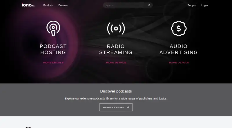 iono.fm's website