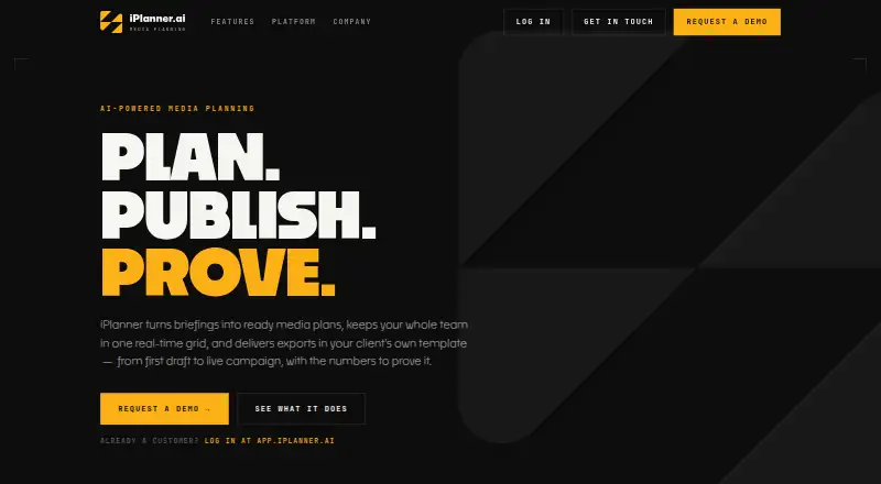 iPlanner's website