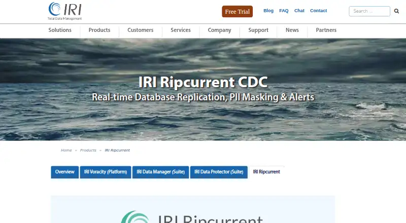 IRI Ripcurrent's website