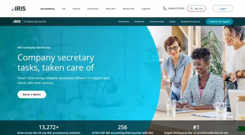 IRIS Company Secretarial's website