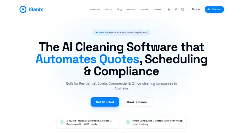 iSanix's website