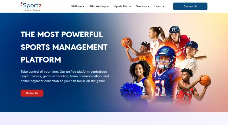 iSportz CTMS's website