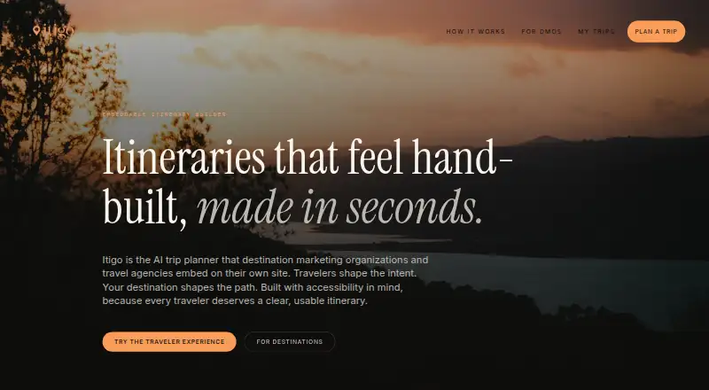 Itigo's website
