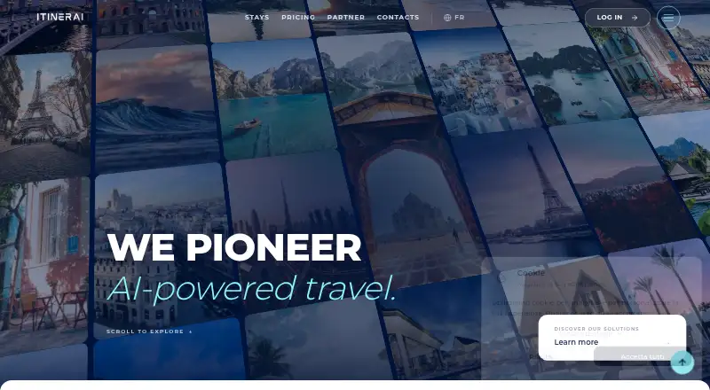 Itinerai's website