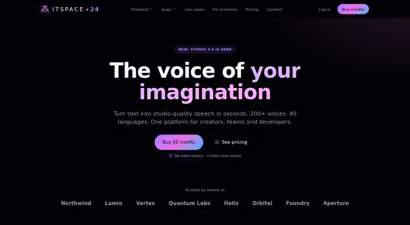 The ITSPACE24 homepage