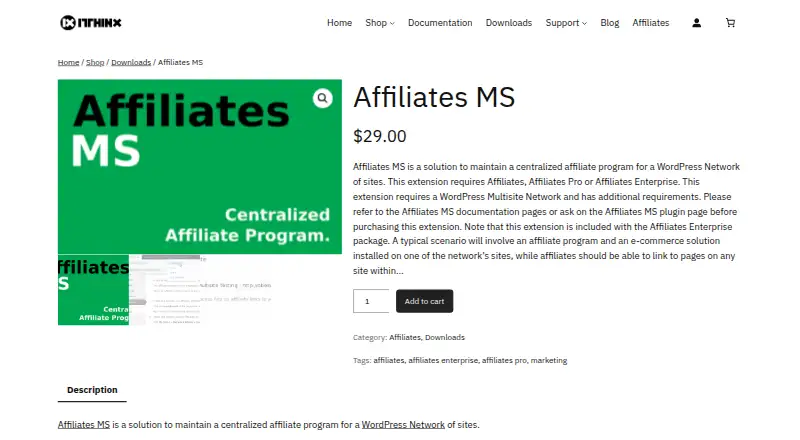 The Affiliates homepage