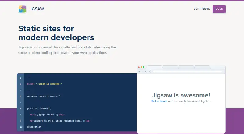 Jigsaw's website
