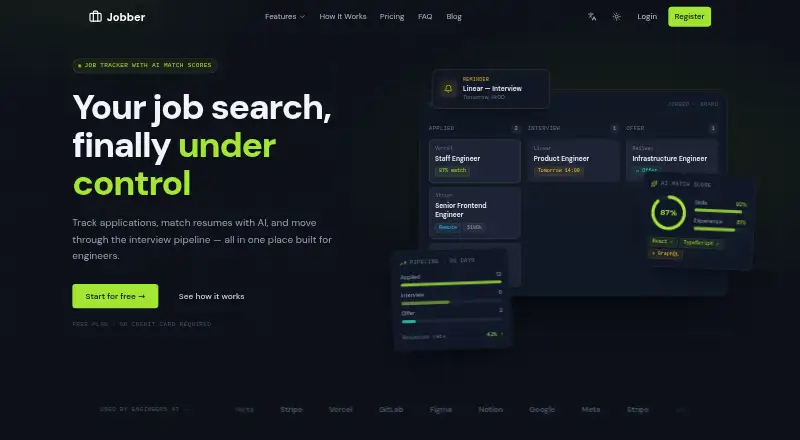 Jobber's website