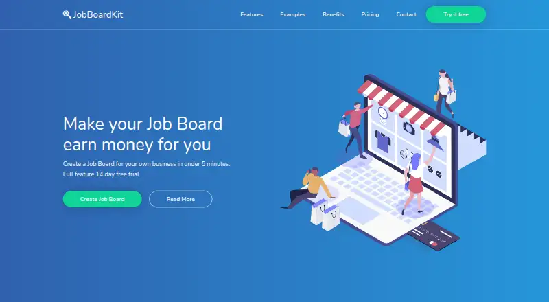 JobBoardKit's website