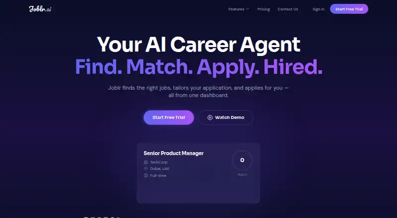 Joblr.ai's website